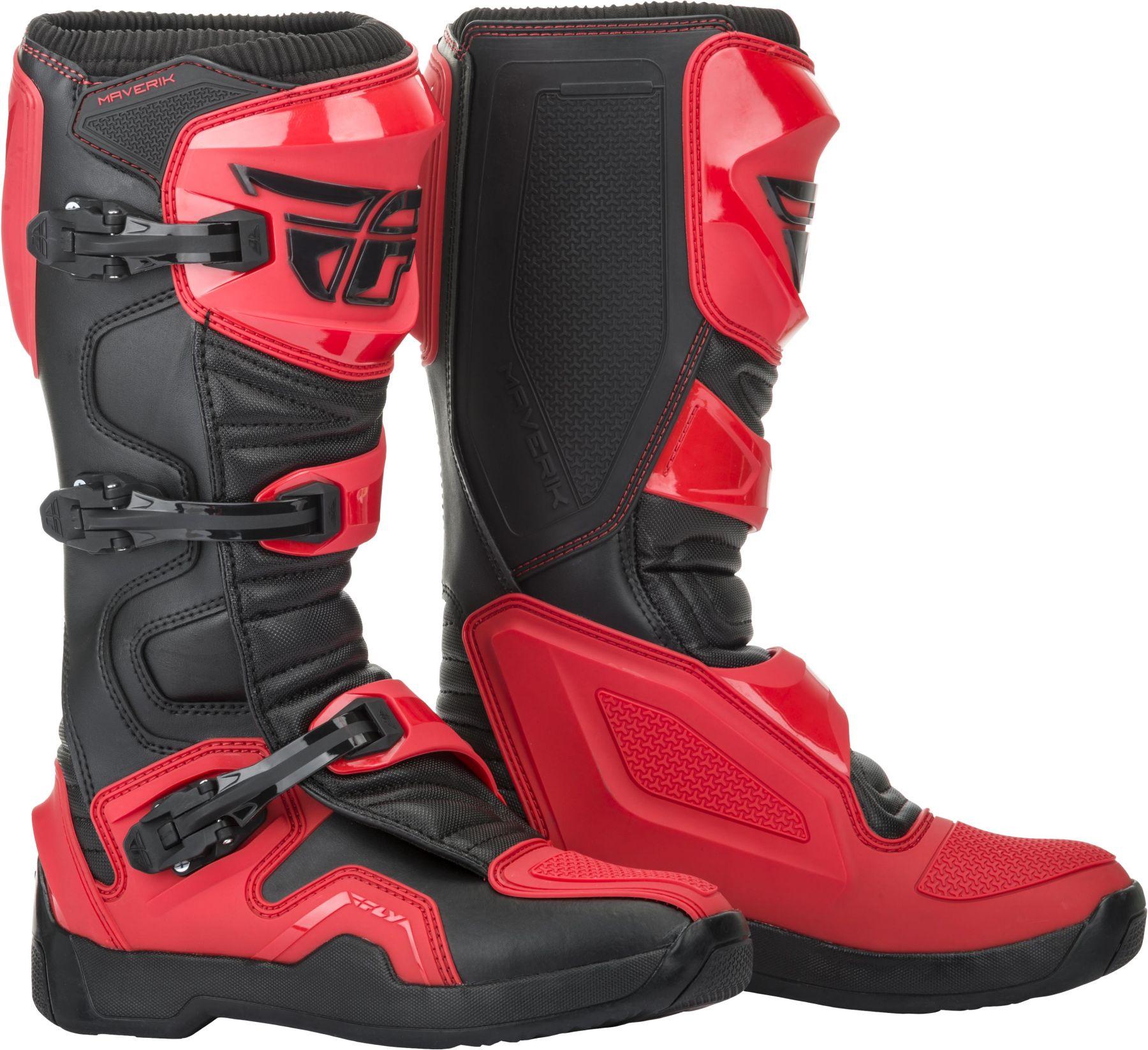 Мотоботы FLY RACING MAVERIK black/red