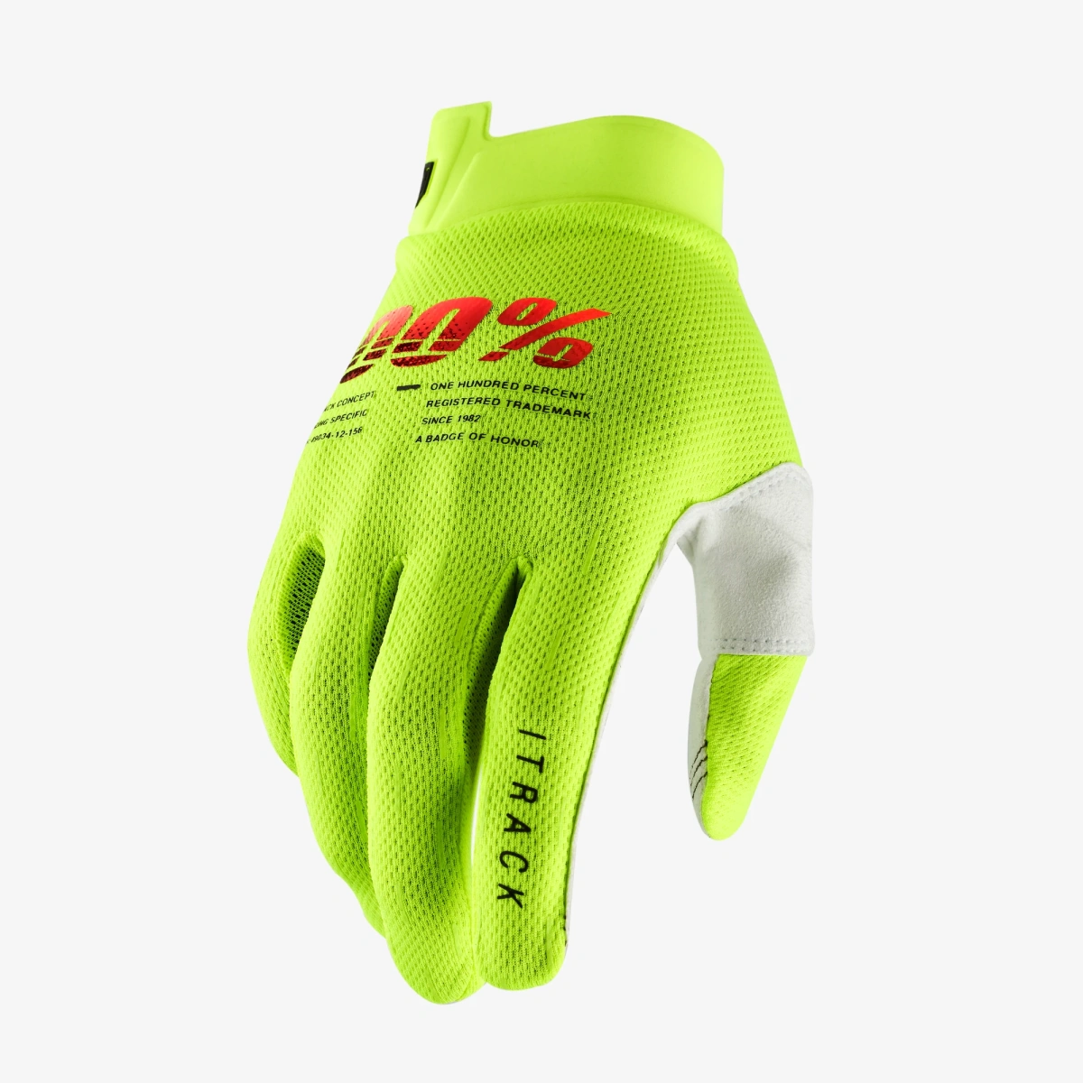 Мотоперчатки 100% ITrack Glove Fluo Yellow