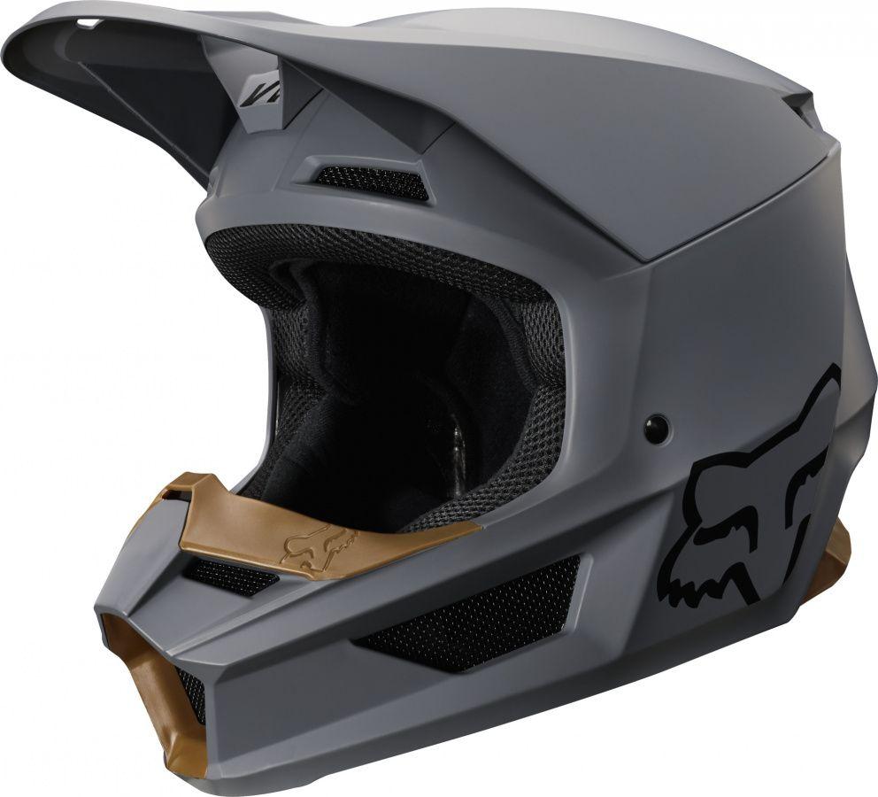 Мотошлем кроссовый Fox V1 Matte Helmet Stone